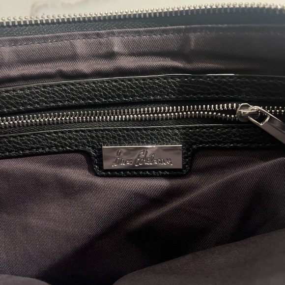 Sam Edelman Black and White Striped Clutch with Colorful Fish Design - Picture 6 of 7